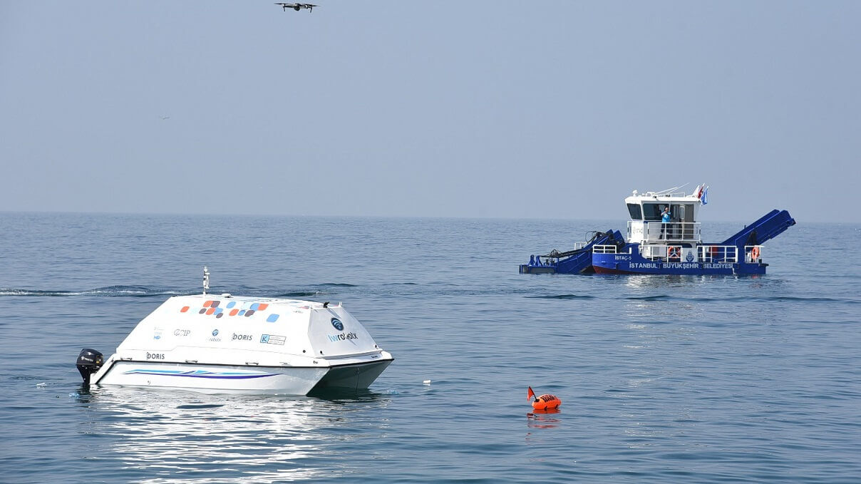  Kadıköy sahilleri yapay zeka destekli Doris ile temizlenecek