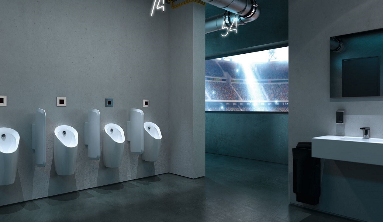  Kamusal tuvaletlere yenilikçi pisuvar sistemi