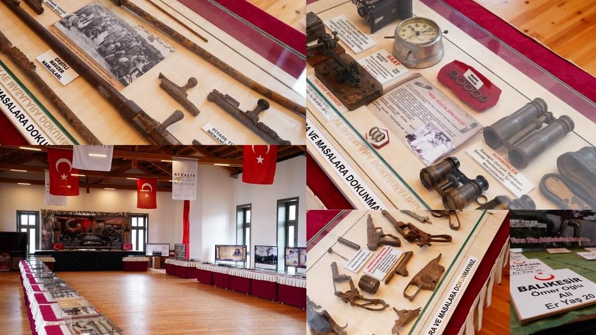  Çanakkale 1915 Savaş Malzemeleri Müzesi Ayvalık’ta