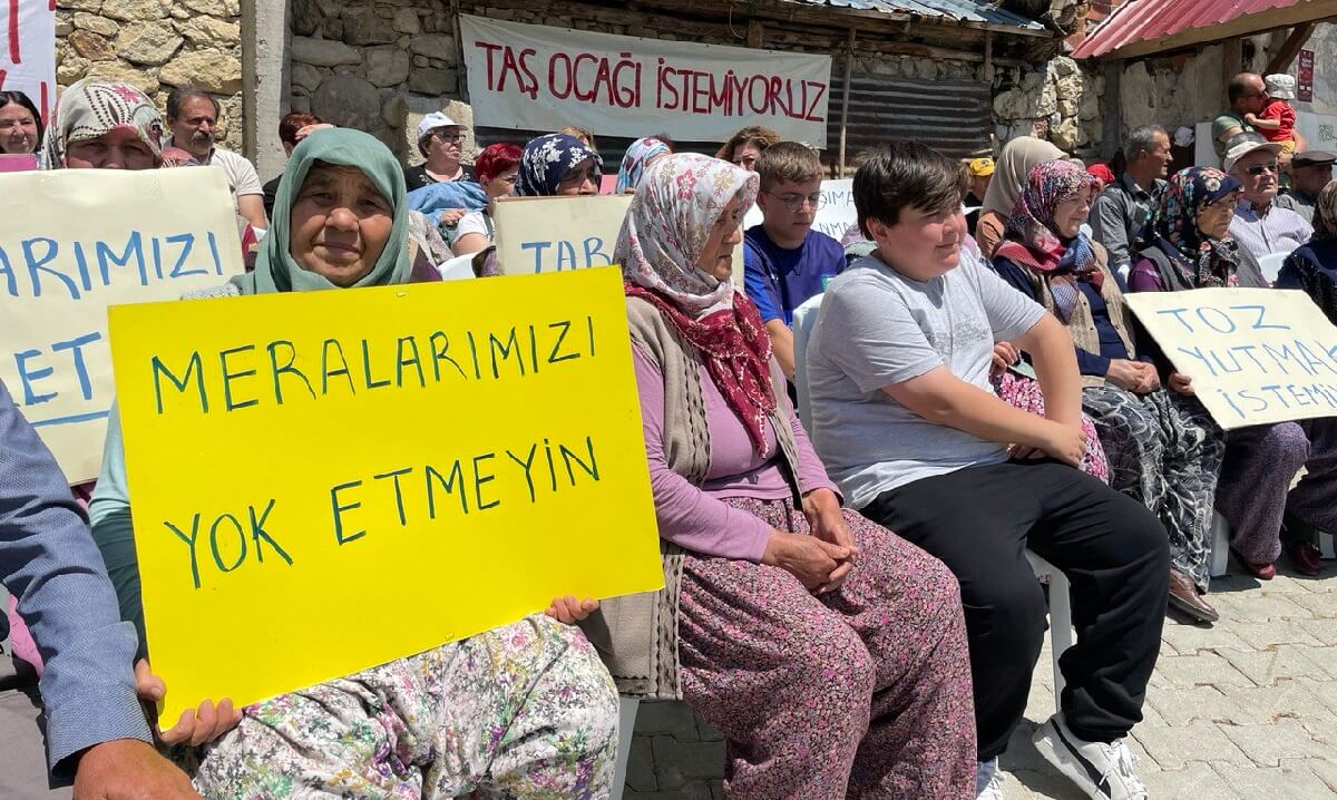  Beypazarı’nda kalker ocağına karşı köylülerin mücadelesi devam ediyor